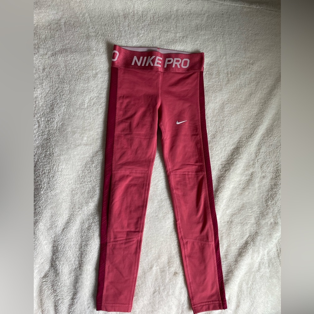 NWOT NIKE PRO DRI FIT GIRLS TWO TONE LEGGINGS!!